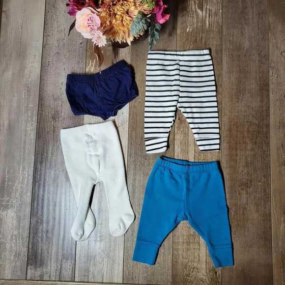 Newborn NB Baby Girl Bottoms Clothing Bundle - Picture 1 of 11
